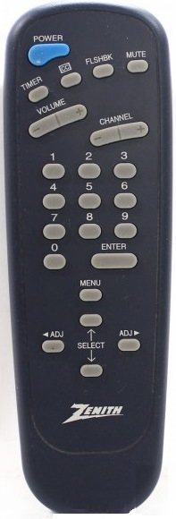 ZENITH 124-213 Remote Control