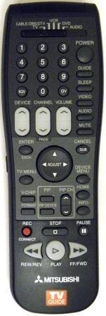 MITSUBISHI 290P103010 - MITSUBISHI 290P103A10, 290P103B10, 290P103C10 Remote Control