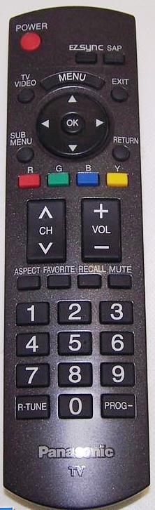 PANASONIC N2QAYB000103 TV Remote - RemoteControls.com | Remote